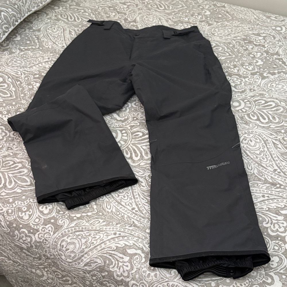 Men's Dark Grey Snow Pants